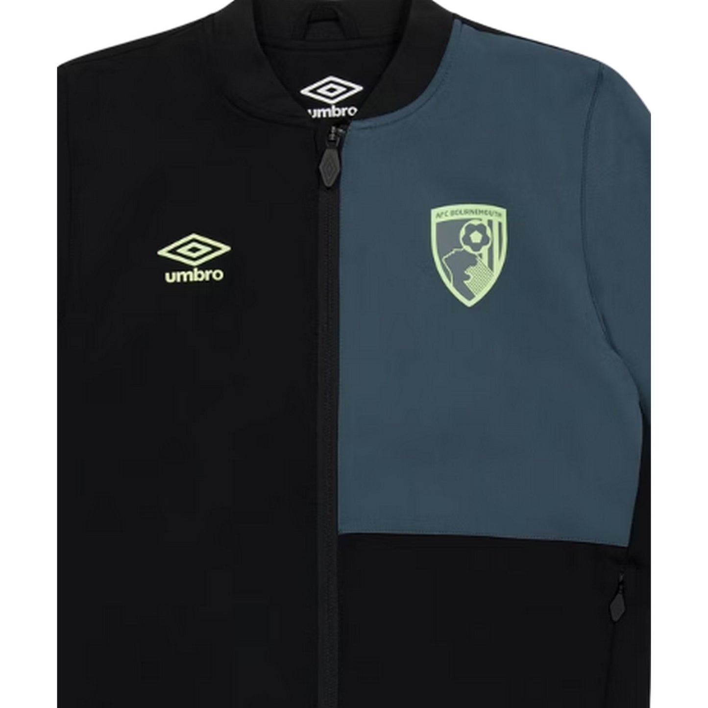 Caviar-Slate - Side - Umbro Childrens-Kids Presentation AFC Bournemouth Jacket