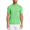 Green - Side - Lacoste Mens Novak Djokovic Regular Tennis Polo Shirt