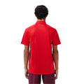 Red - Back - Lacoste Mens Novak Djokovic Regular Tennis Polo Shirt