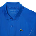Blue - Side - Lacoste Mens Novak Djokovic Regular Tennis Polo Shirt