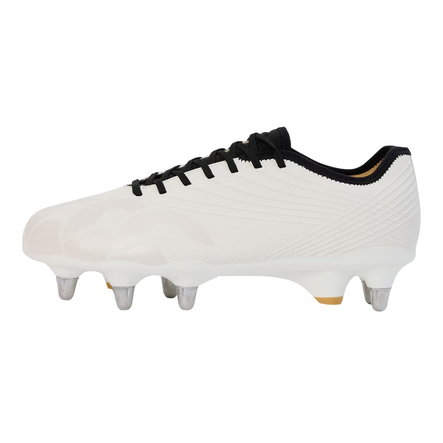 White - Side - Canterbury Mens Stampede Groundbreak Pro Soft Ground Rugby Boots