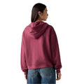 Burgundy - Side - Levis Womens-Ladies Everyday Full Zip Hoodie