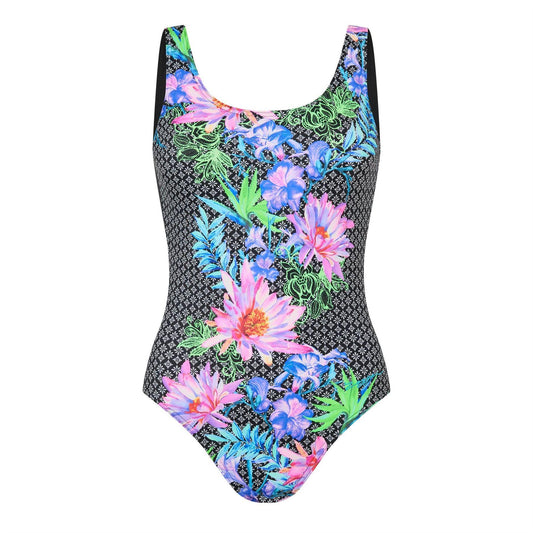 Multicoloured - Front - Zoggs Womens-Ladies Mystique Scoopback One Piece Swimsuit