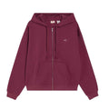 Burgundy - Front - Levis Womens-Ladies Everyday Full Zip Hoodie