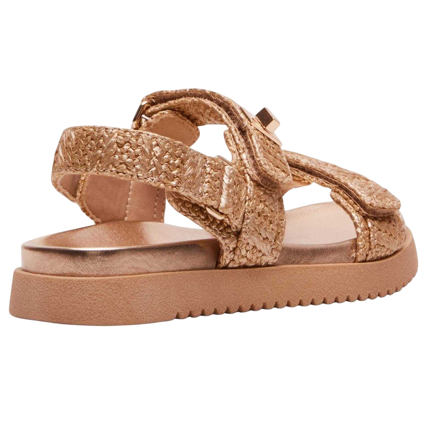 Raffia - Lifestyle - Steve Madden Childrens-Kids Open Toe Flat Sandals