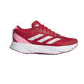 Red-White - Lifestyle - Adidas Womens-Ladies Adizero Running Trainers