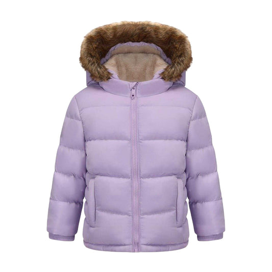Purple - Front - SoulCal Baby Bubble Puffer Jacket
