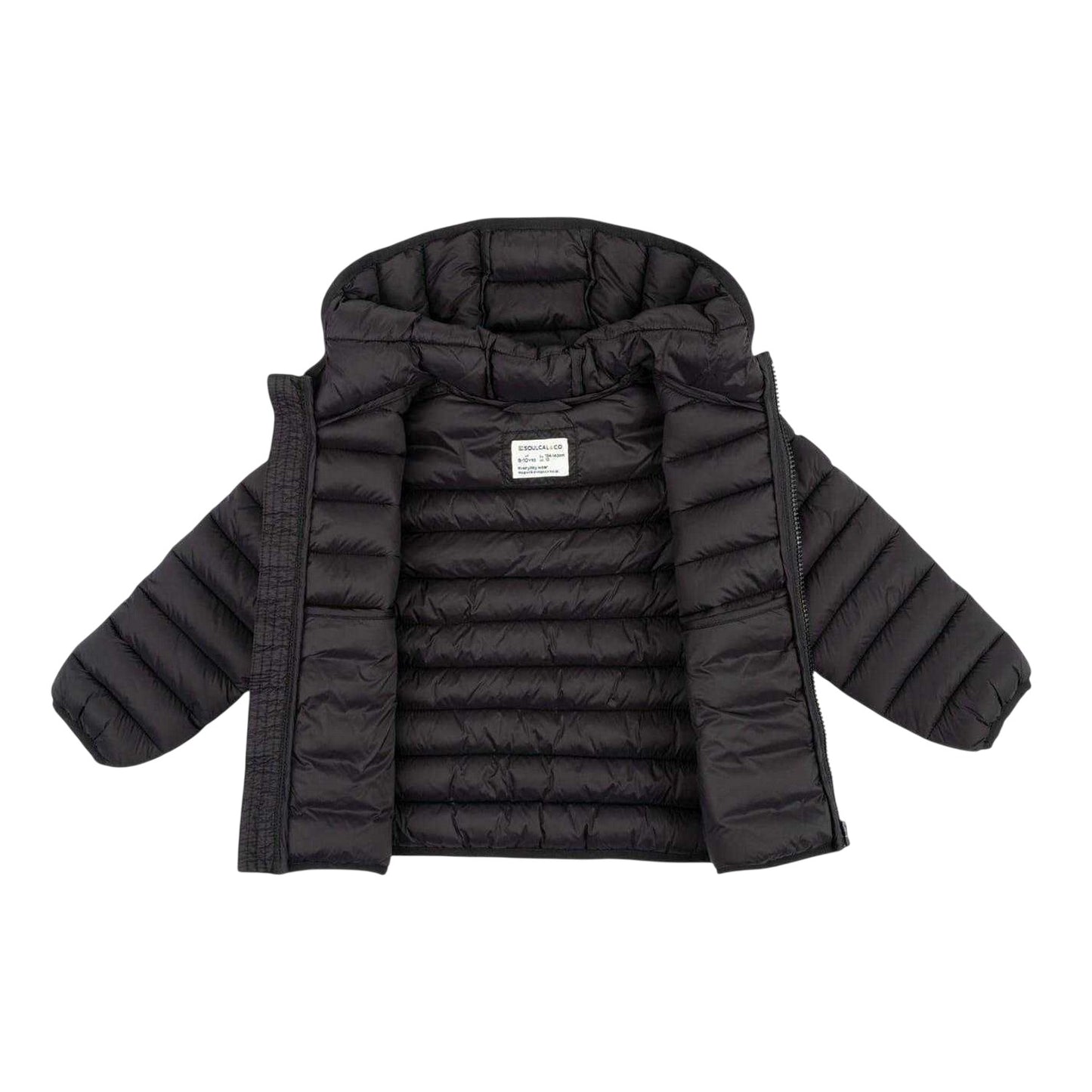 Black - Lifestyle - SoulCal Baby Girls Bubble Hooded Jacket