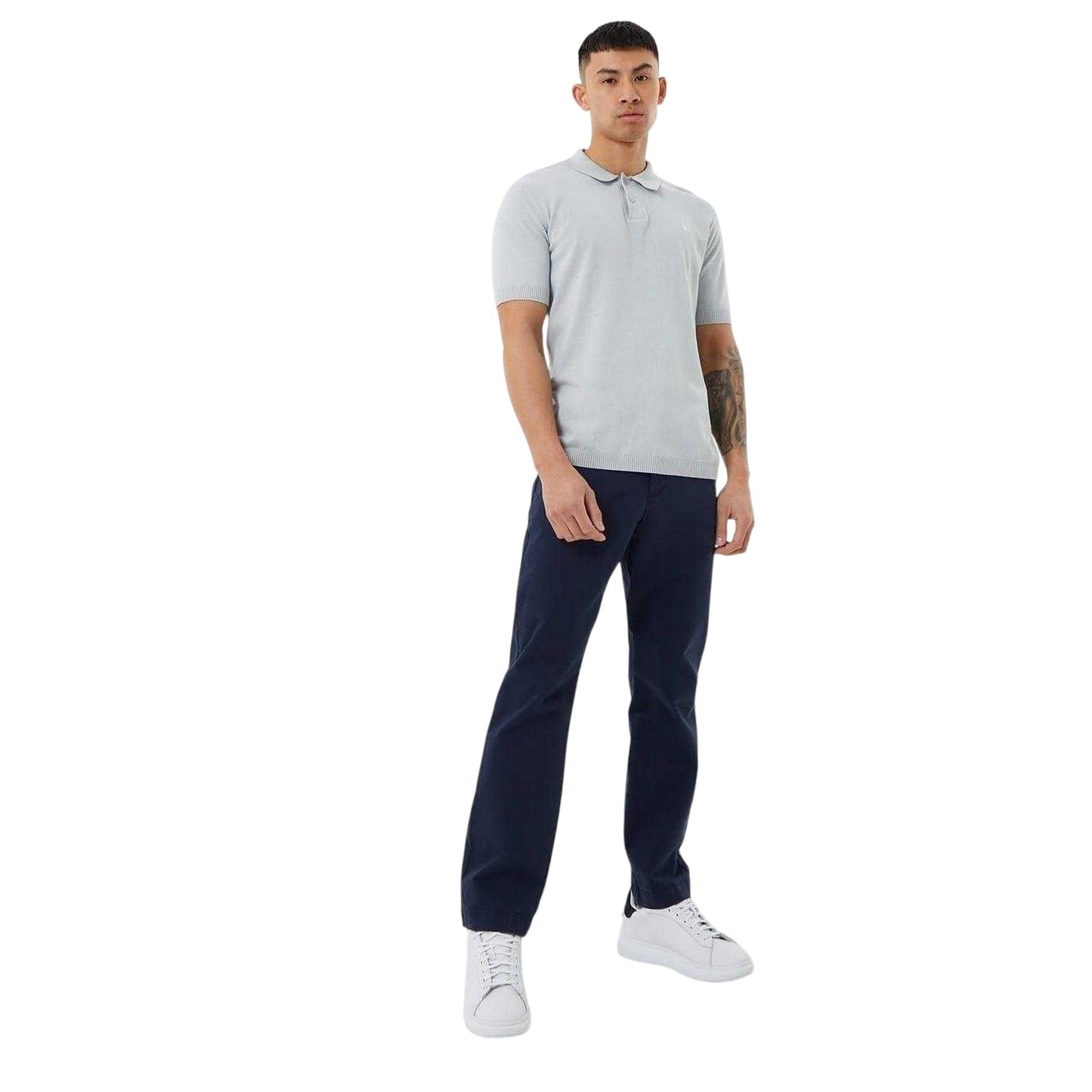Navy - Lifestyle - Jack Wills Mens Chino Plain Slim Trousers