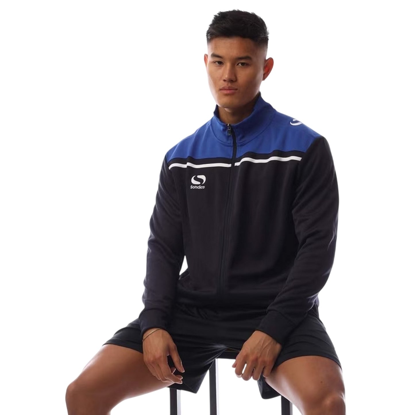Navy-Royal Blue - Lifestyle - Sondico Mens Precision Training Track Jacket