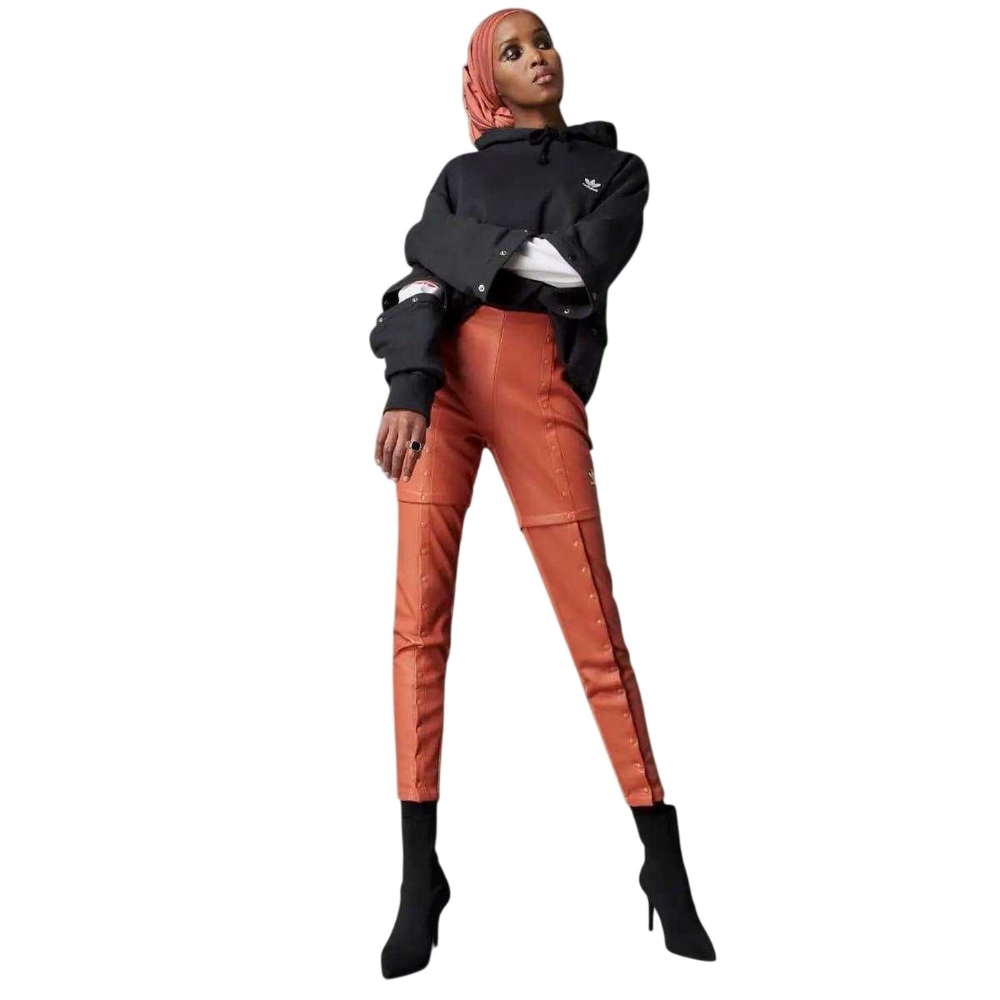 Brown - Pack Shot - Adidas Womens-Ladies Originals Slim Trousers