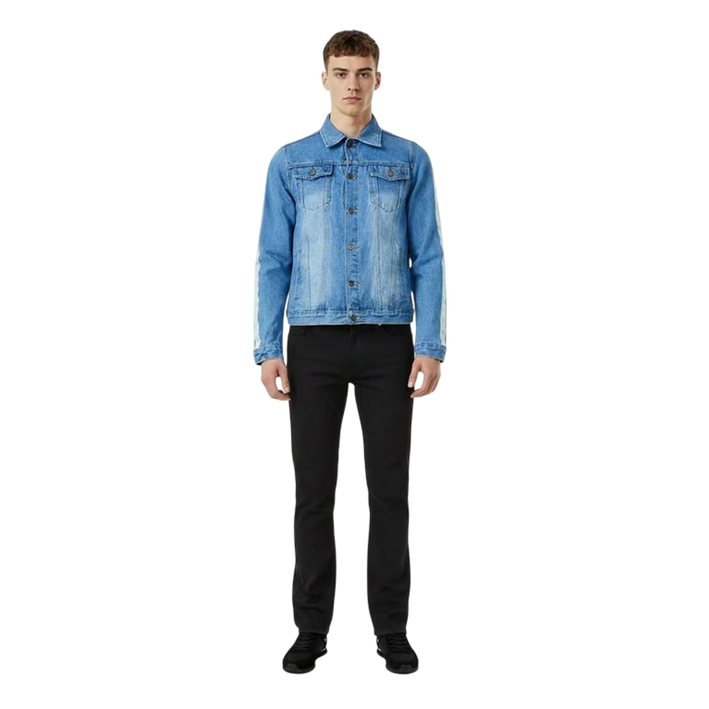 Blue - Lifestyle - Criminal Damage Mens Denim Jacket