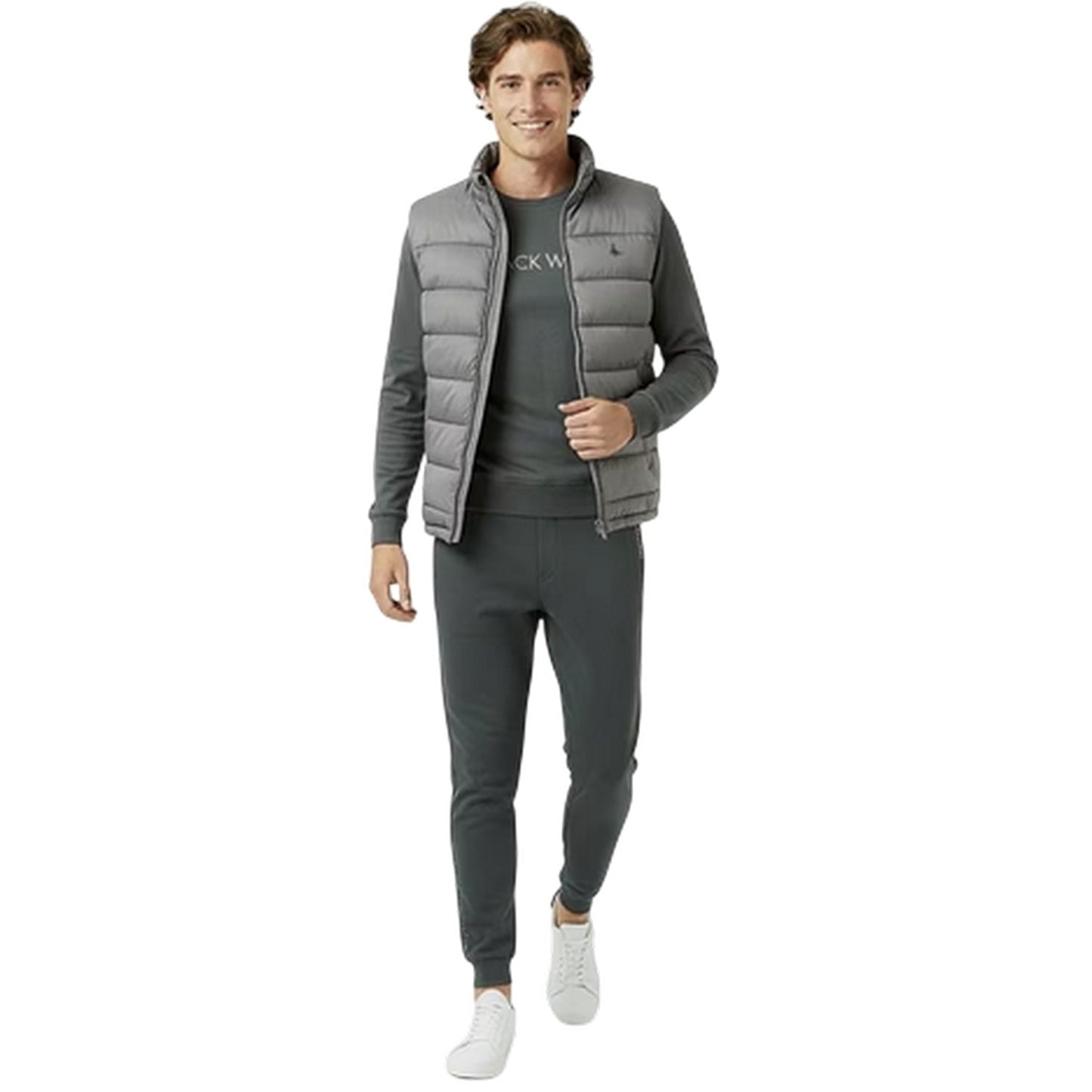 Granite - Lifestyle - Jack Wills Mens Kershaw Lightweight Puffer Gilet