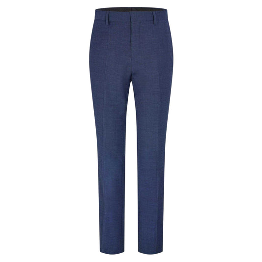 Dark Blue - Front - Hugo Mens Getlin212X Slim Trousers