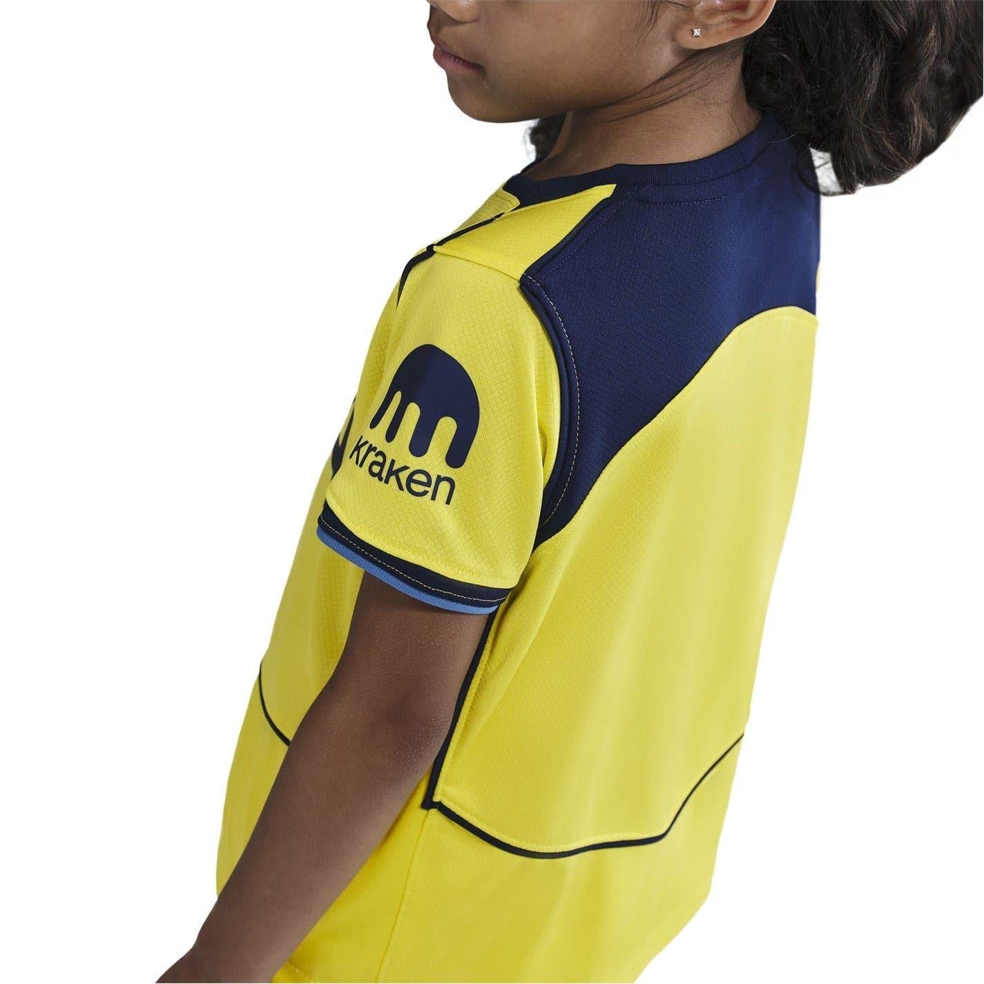 Yellow-Blue - Lifestyle - Nike Childrens-Kids 2025-2026 Tottenham Hotspur FC Third Kit
