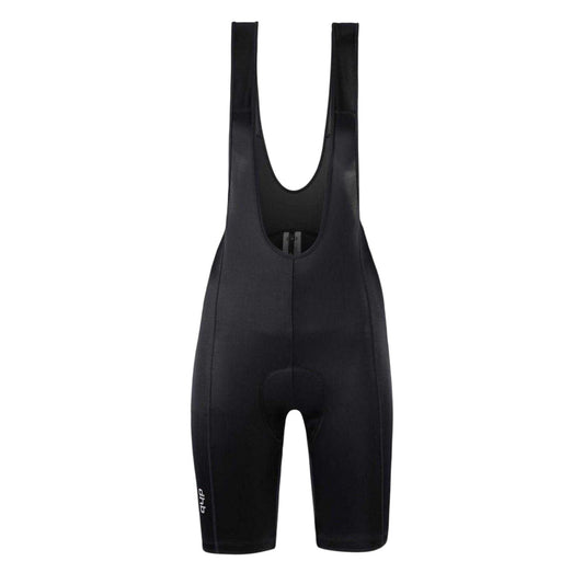 Black - Front - dhb Womens-Ladies Plain Cycling Bib Shorts
