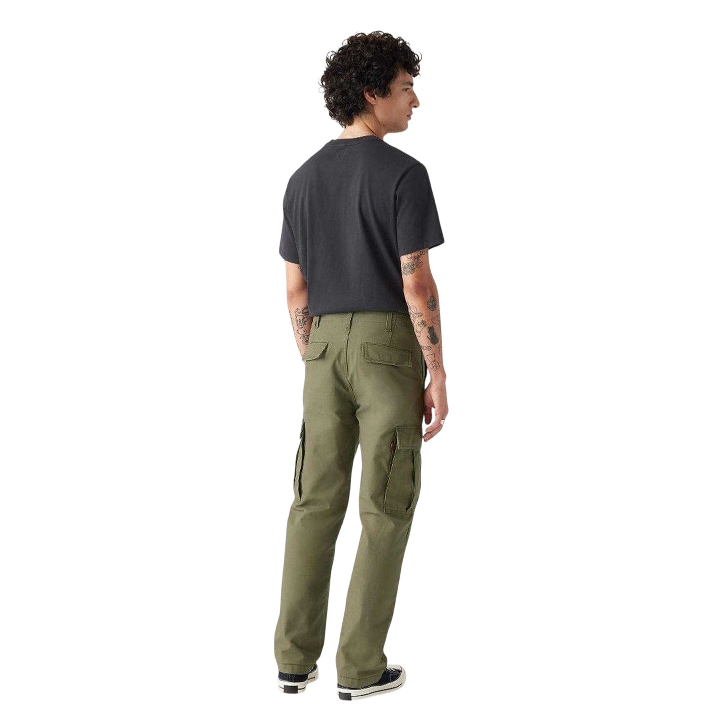 Olive Night - Pack Shot - Levis Mens Canvas Straight Leg Cargo Trousers