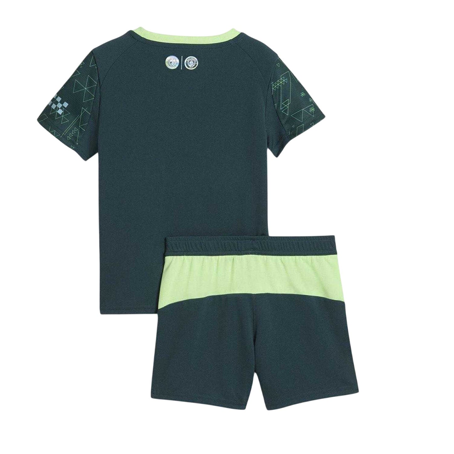 Green - Lifestyle - Puma Childrens-Kids 25-26 Fourth Manchester City FC Football Kit Set
