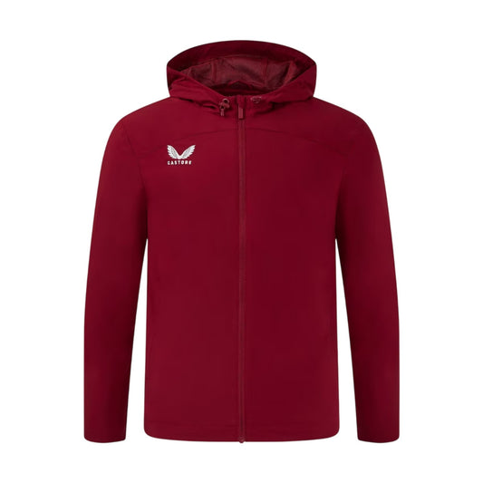 Biking Red - Front - Castore Mens Logo Full Zip Jacket