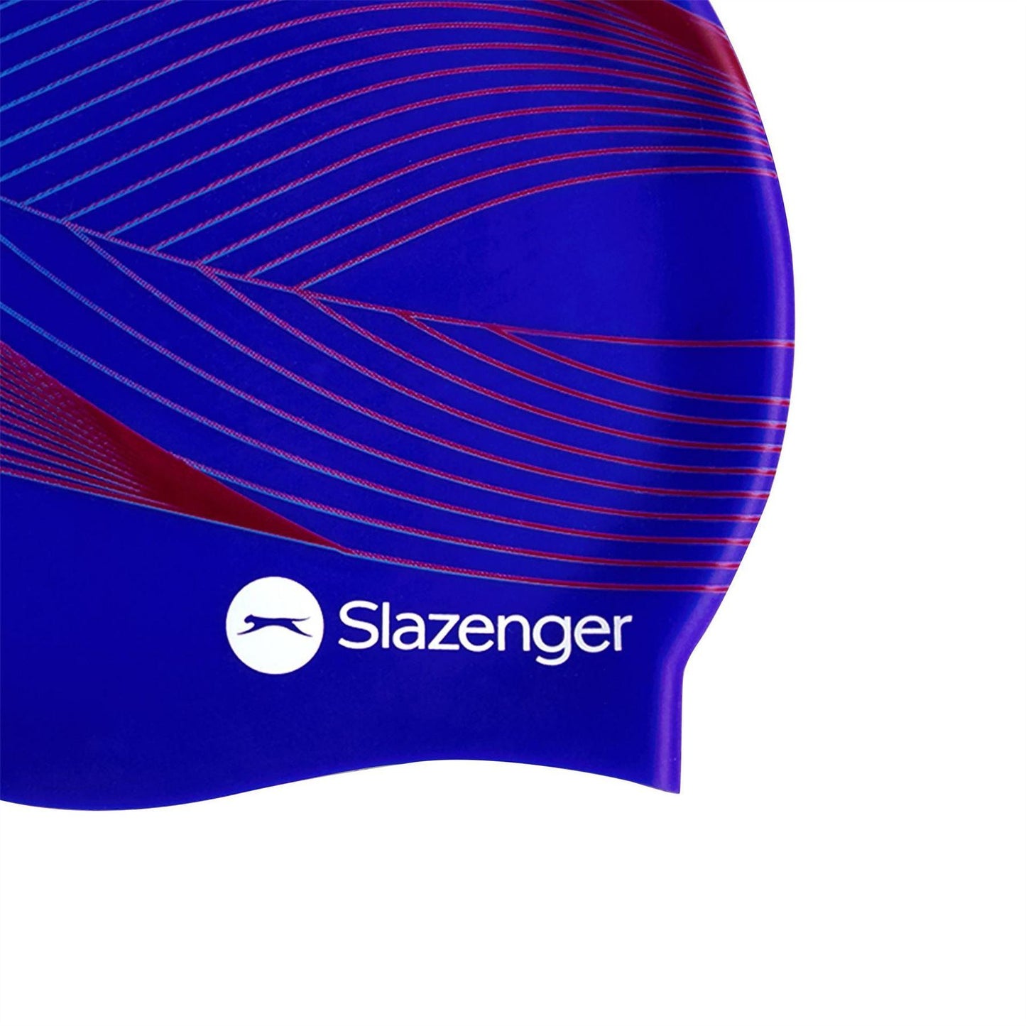 Blue Print - Pack Shot - Slazenger Childrens-Kids Logo Swim Cap