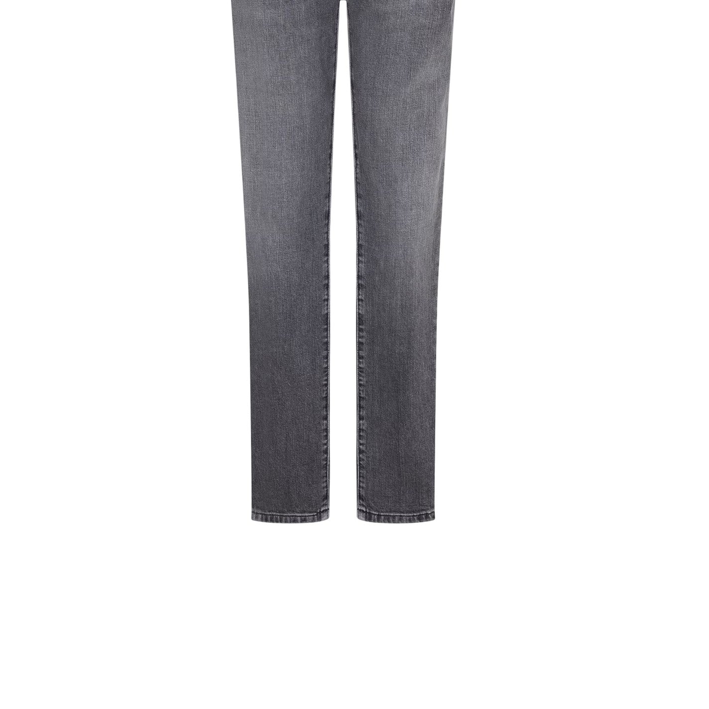 Black-Grey-Denim - Side - Diesel Mens Strukt Slim Jeans