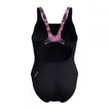 Black - Back - Speedo Womens-Ladies Hyperboom Splice Muscleback One Piece Swimsuit