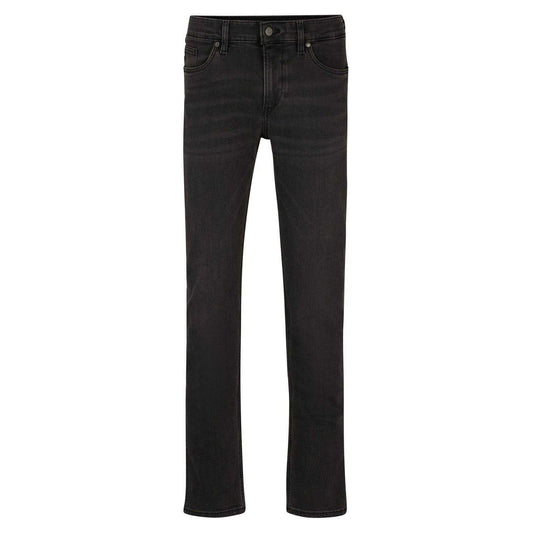 Dark Grey - Front - Boss Mens Delaware Jeans