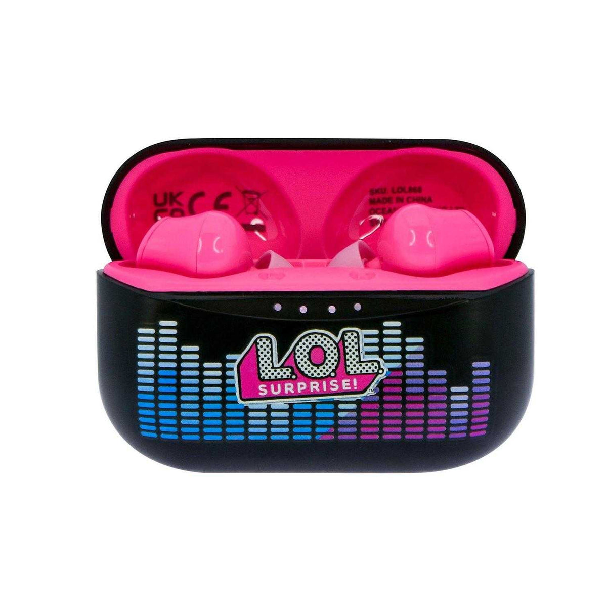 Black - Side - LOL Surprise Childrens-Kids Graphic Wireless Earbuds