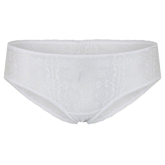 Cloud White - Front - Ralph Lauren Womens-Ladies Floral Lace Hipster Briefs