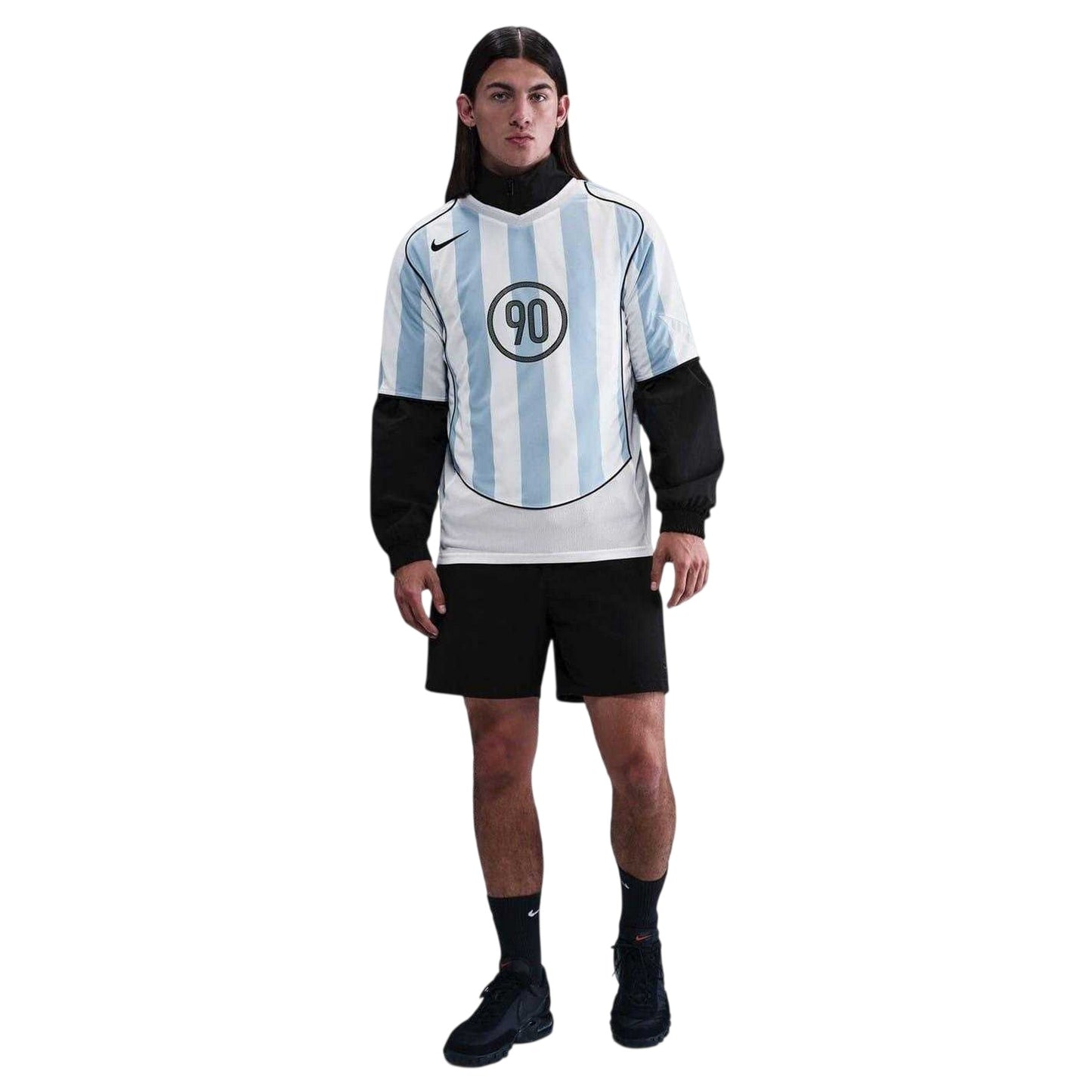 White-Blue - Lifestyle - Nike Mens Total 90 Energy Football Shirt