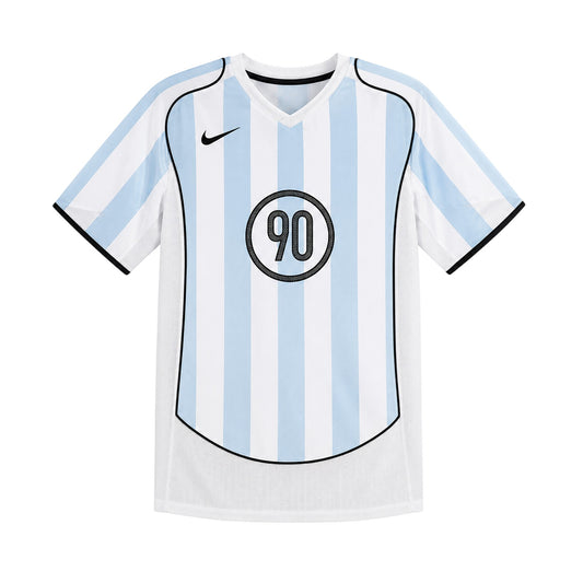 White-Blue - Front - Nike Mens Total 90 Energy Football Shirt