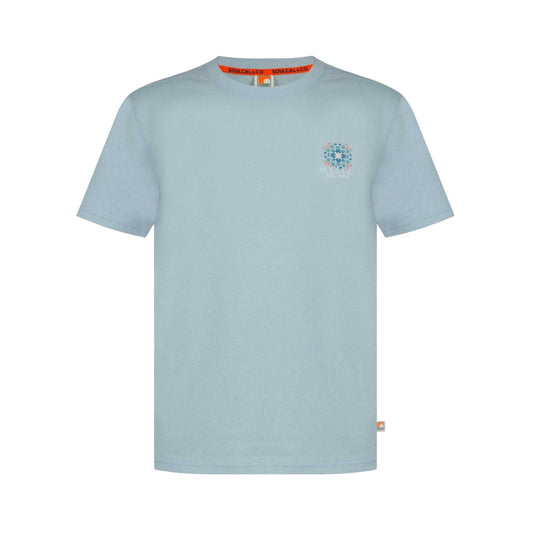 Tile Blue - Front - SoulCal Mens Tile Print T-Shirt