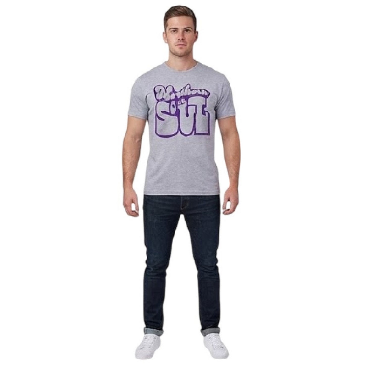 Grey - Side - AWD Unisex Adult Northern Soul T-Shirt