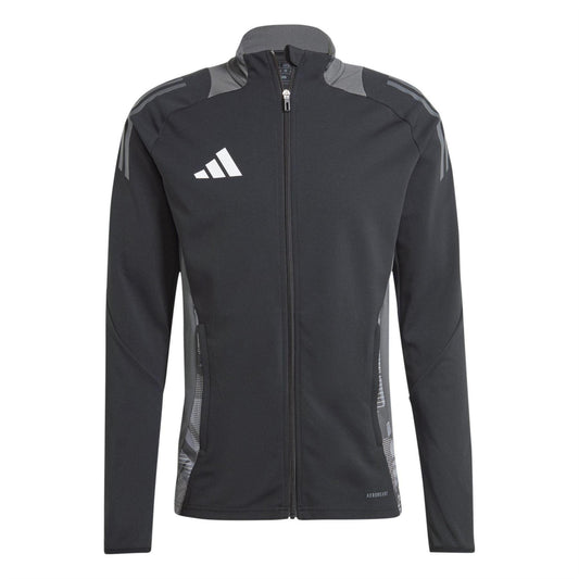 Black-Dark Grey - Front - Adidas Mens Tiro 24 Competition Training Tracksuit Top