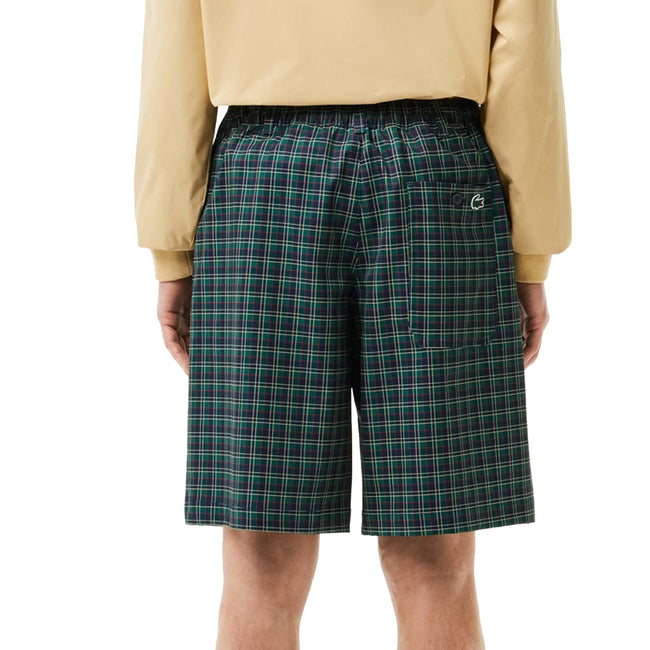 Multicoloured - Back - Lacoste Mens Ultra Dry Relaxed Fit Golf Shorts