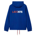 Navy Blue-Bordeaux-White - Side - Lacoste Mens Sportsuit Tennis Tracksuit