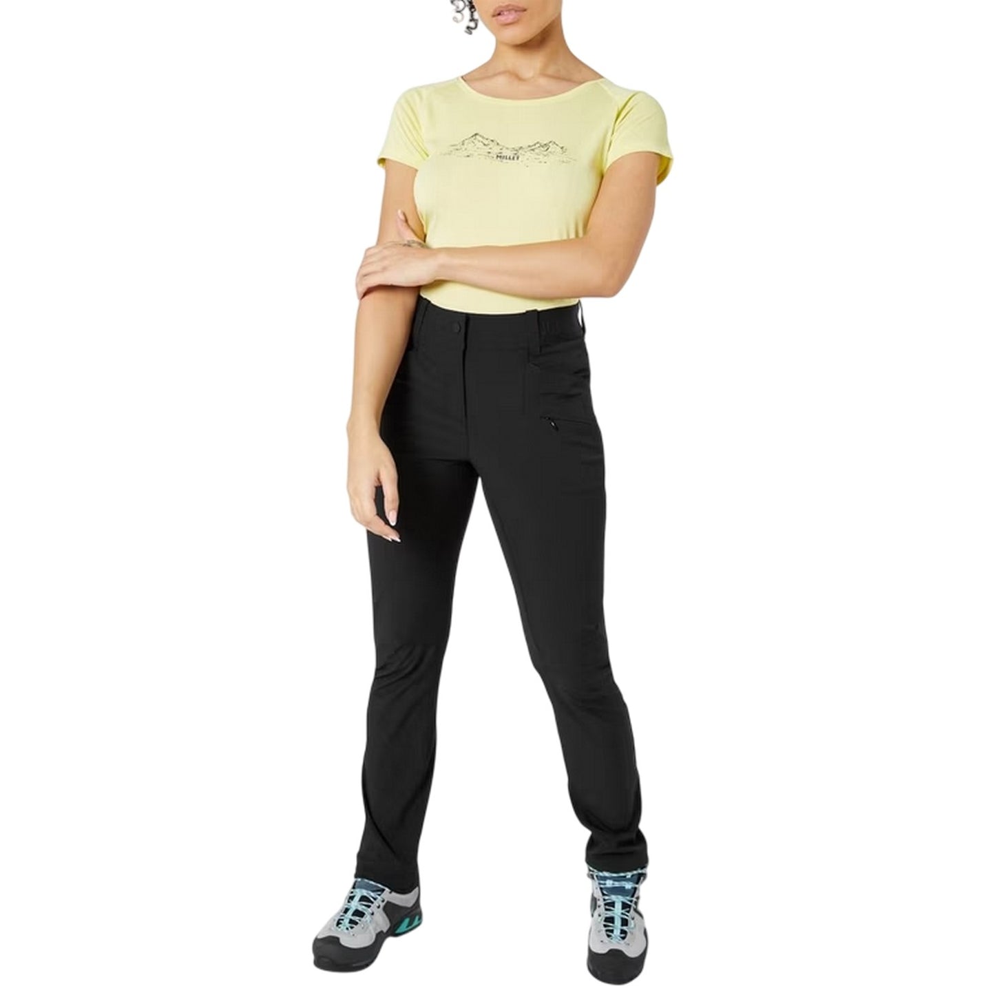 Black - Lifestyle - Millet Womens-Ladies Wanaka Walking Trousers