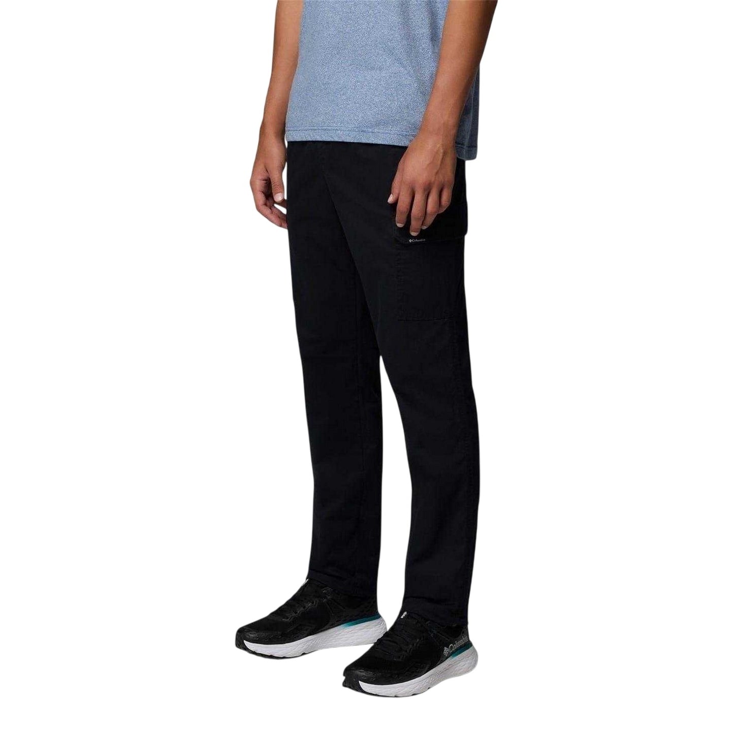 Black - Side - Columbia Mens Rapid Straight Leg Cargo Trousers