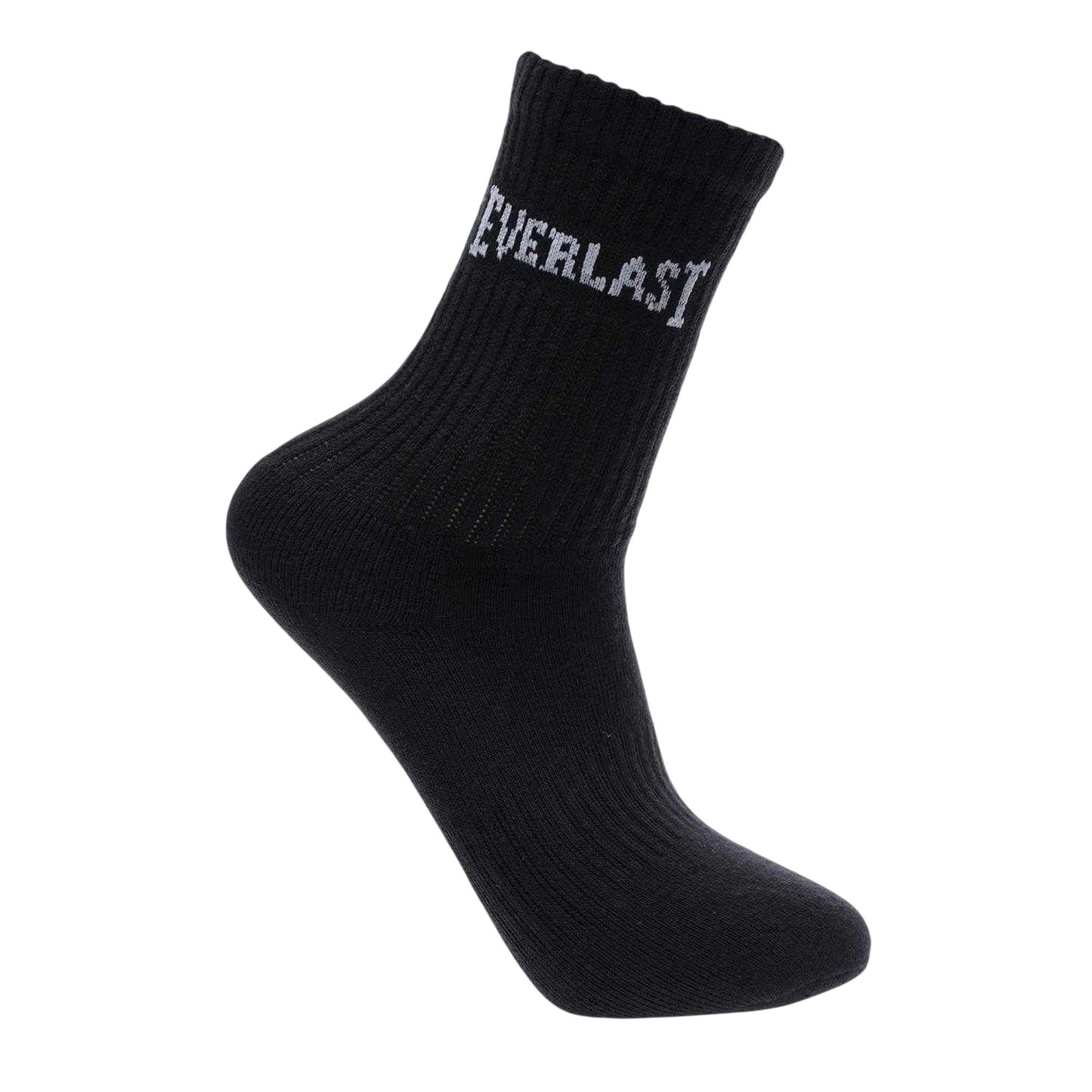 Black - Back - Everlast Childrens-Kids Crew Socks (Pack of 3)