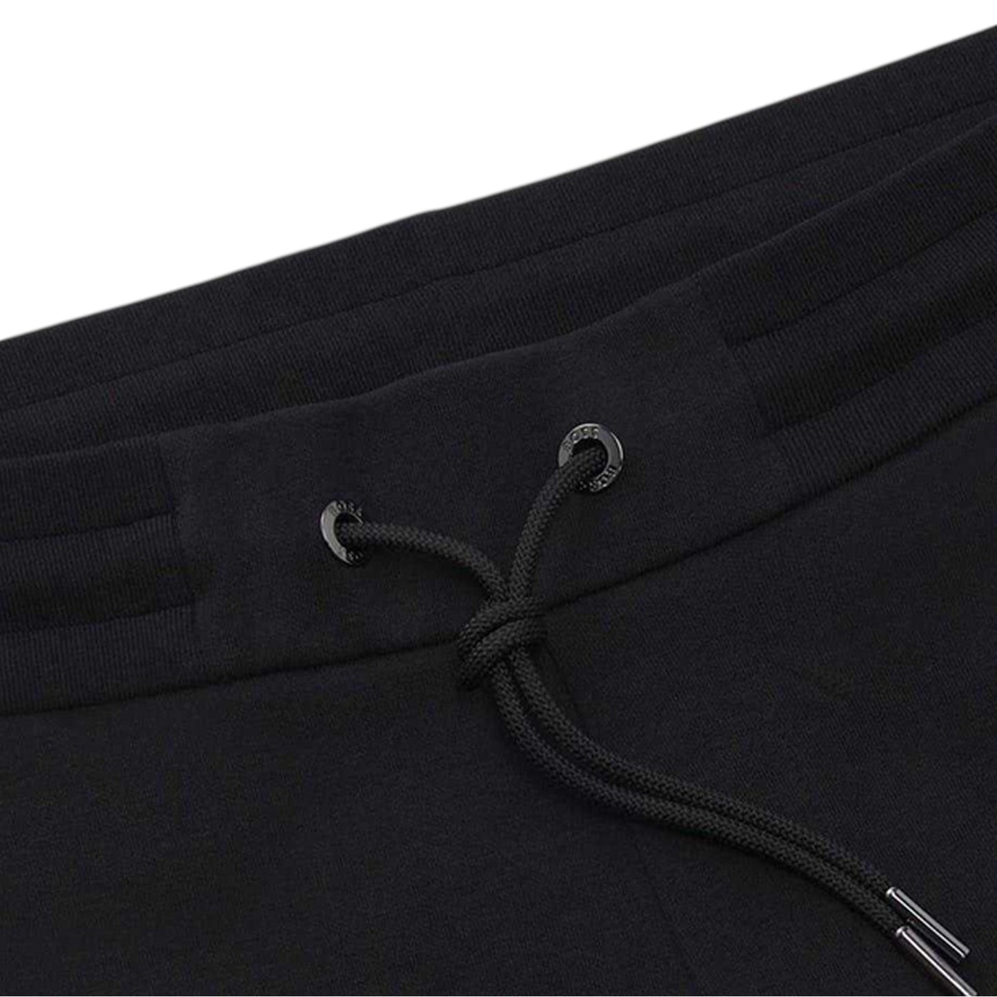 Black - Side - Hugo Boss Mens Cuffed Jogging Bottoms