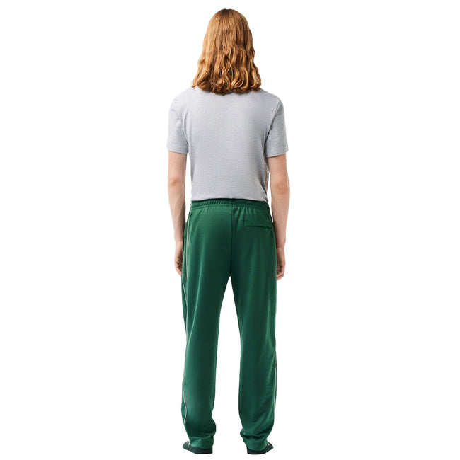Green - Back - Lacoste Mens Paris Pique Jogging Bottoms