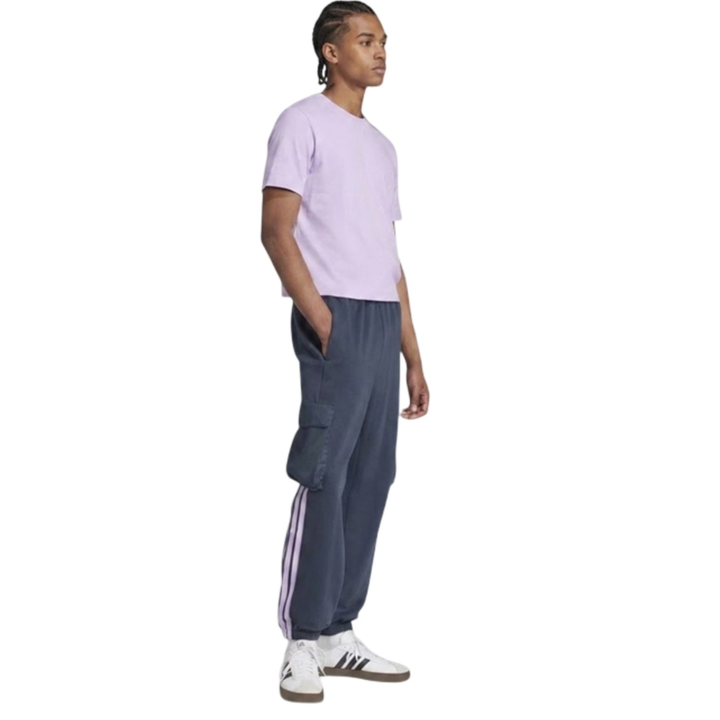 Navy - Pack Shot - Adidas Mens Utility Jogging Bottoms