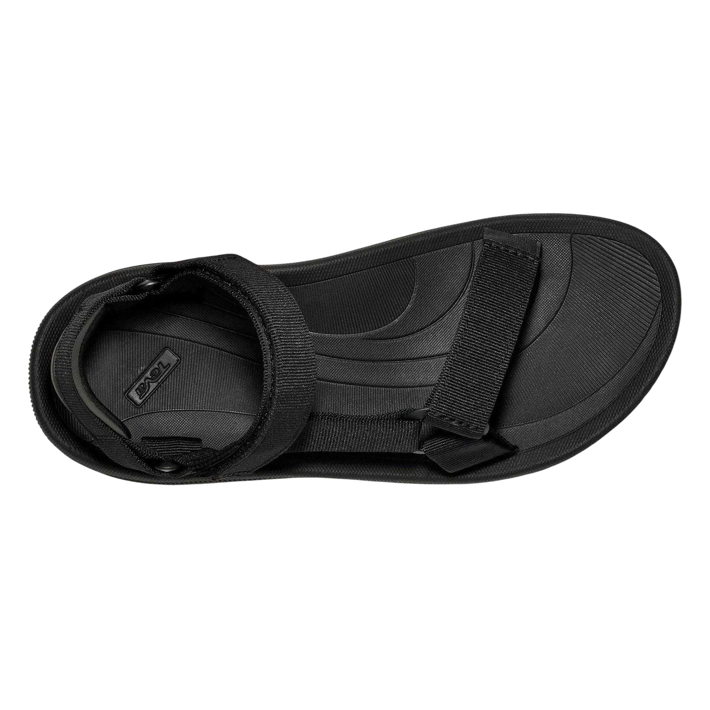 Black - Pack Shot - Teva Mens Winsted Adjustable Strap Sandals