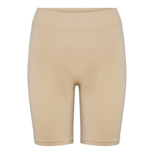 Tan - Front - Vero Moda Womens-Ladies Jackie Cycling Shorts