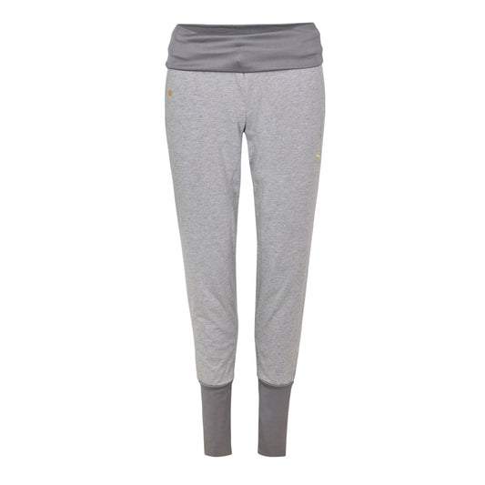 Grey - Front - Puma Womens-Ladies Fleece Jogging Bottoms
