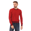 Red - Front - Boss Mens Kapoko Knitted Cotton Sweatshirt