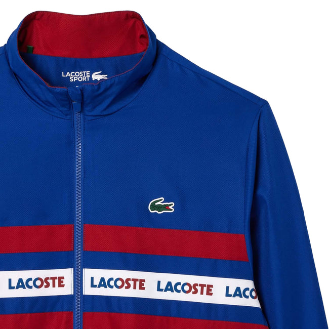 Blue-Red - Side - Lacoste Mens Tennis Tracksuit