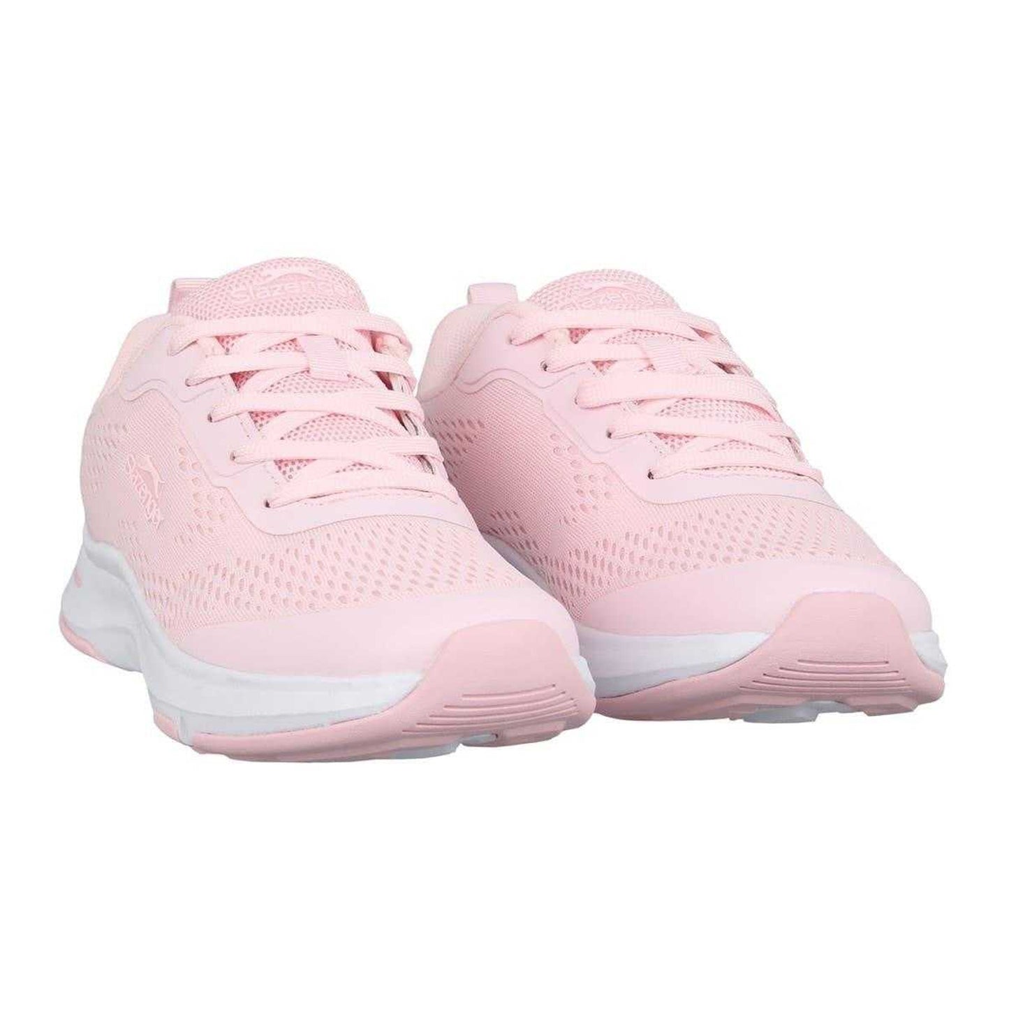 Pink-White - Pack Shot - Slazenger Womens-Ladies Mesh Running Trainers