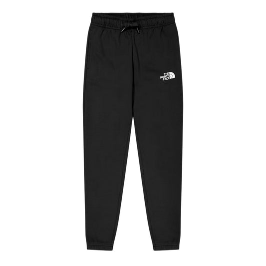 Black - Front - The North Face Childrens-Kids Fleece Tapered Jogging Bottoms
