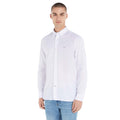 White - Side - Tommy Hilfiger Mens Core Flex Poplin Shirt